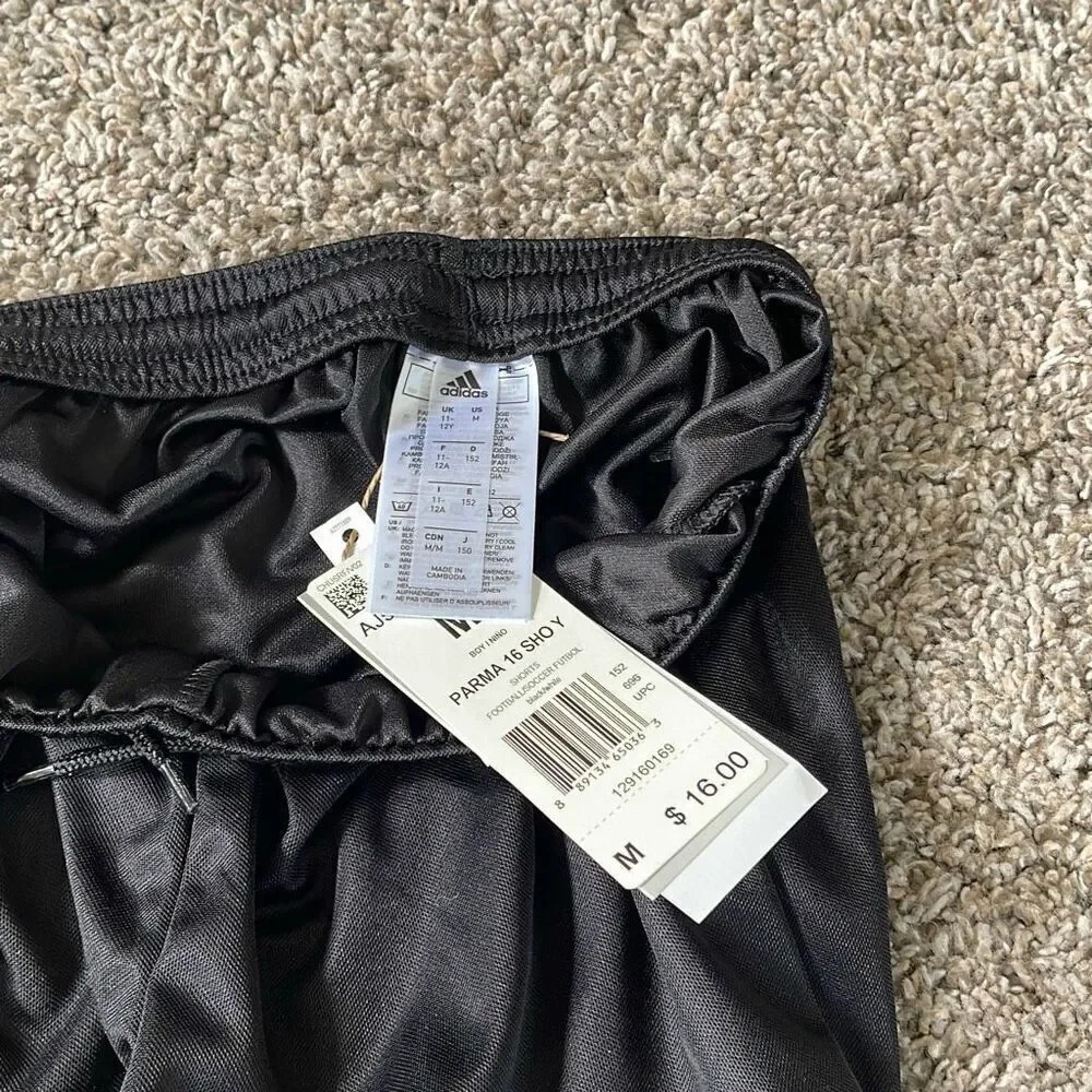 Adidas boys stripe jacket and Shorts size medium 11/12